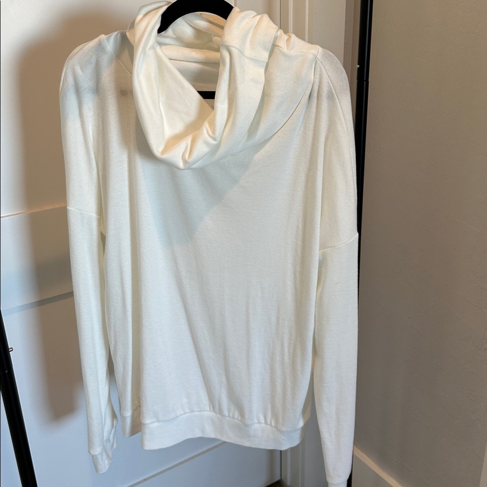 Cozy White cowl neck